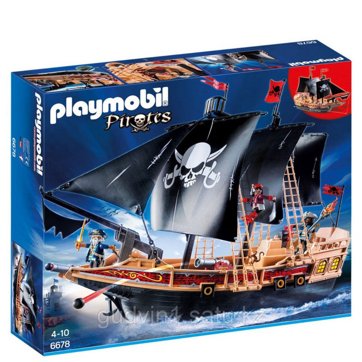 Конструктор Playmobil Пираты: Пиратский Боевой Корабль 6678pm