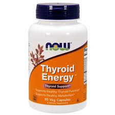 Энергия щитовидной железы (Thyroid Energy), поддержка функций щитовидной железы, 90 капсул. Now Foods