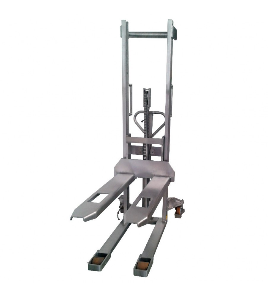 Штабелер ручной гидравлический TOR HSY10 1 т 1,6 м нержавеющая сталь