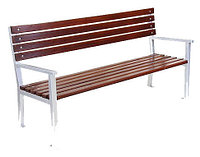 Лавочка дерево, металл