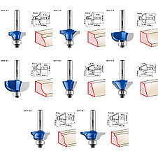 Набор профильных фрез по дереву ЗУБР "ПРОФЕССИОНАЛ", 26 шт, фото 3