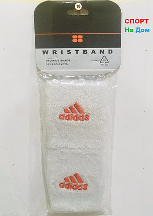 Wristband Напульсники на руку, предплечье Adidas (цвет белый), фото 2