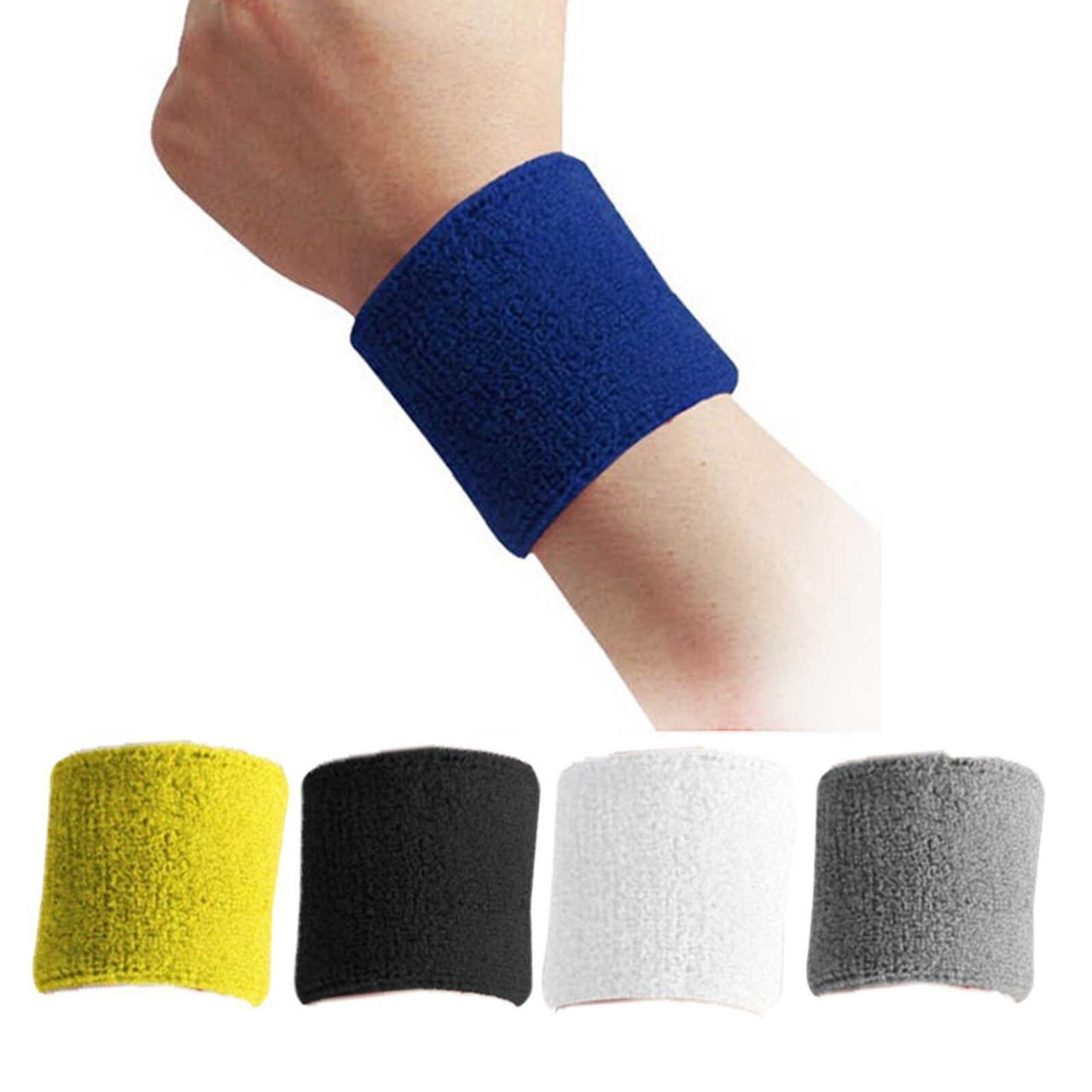 Wristband Напульсники на руку, предплечье Adidas (цвет синий) - фото 2 - id-p68488523