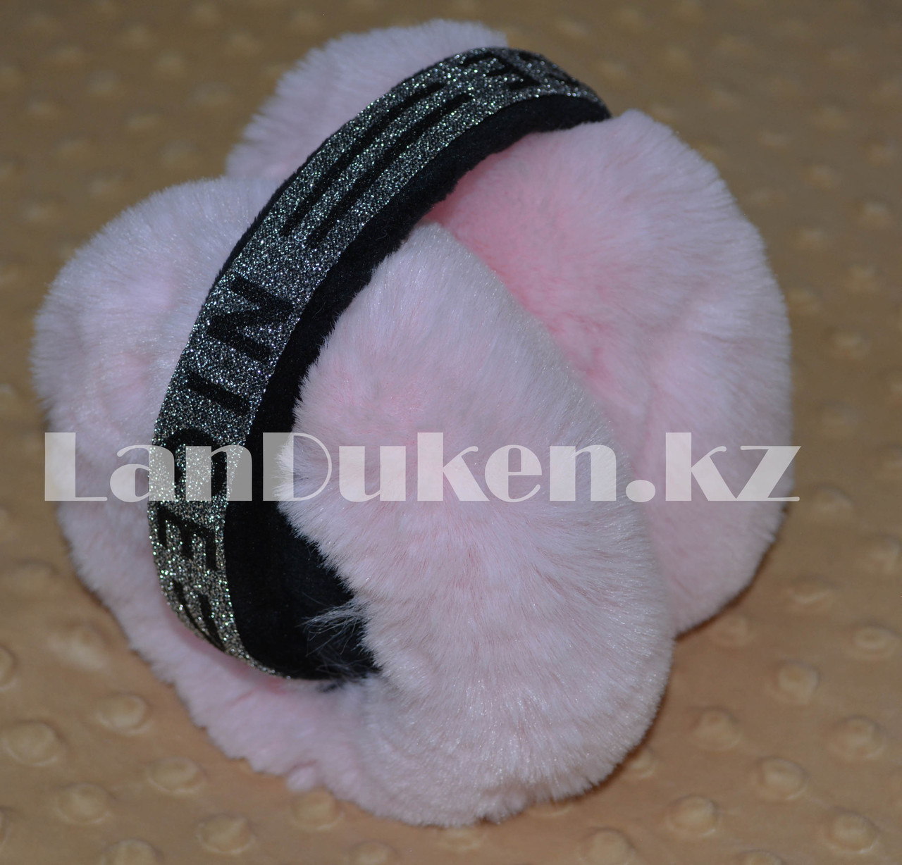 Меховые наушники складные цвет светло розовый - фото 4 - id-p68496325