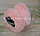 Меховые наушники складные цвет светло розовый, фото 3
