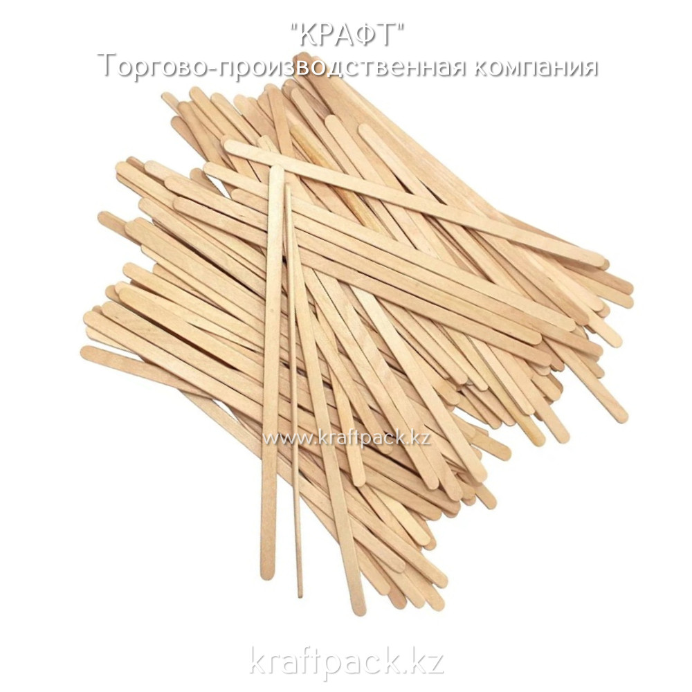 OSQ STIRRER 180, Деревянный размешиватель 180*2мм (1/10) (1000шт/уп) - фото 2 - id-p52225914