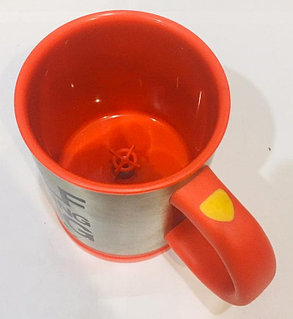 Кружка мешалка Self Stirring Mug 300 мл (желтый), фото 2