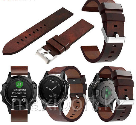 Кожа Garmin Fenix 5 22mm ремешок, фото 3