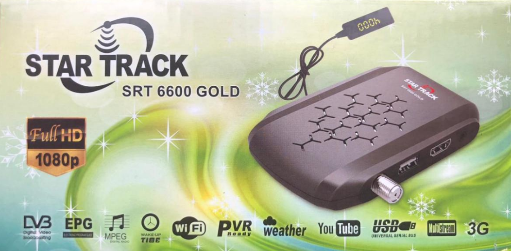 Star Track SRT-6600 Gold - компактный спутниковый Full HD ресивер, T2-MI (id 68543762)