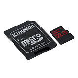 Kingston SDCR/32GB Карта памяти 32GB microSDXC Canvas React 100R/80W U3 UHS-I V30 A1 C, с адаптером, фото 2