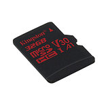 Kingston SDCR/32GBSP Карта памяти 32GB microSDXC Canvas React 100R/80W U3 UHS-I V30 A1 C, без адаптера, фото 2