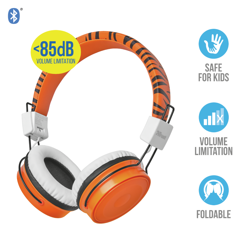 Наушники Trust Comi Bluetooth оранжевый