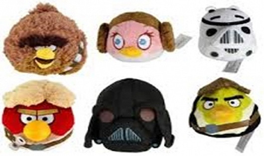 Angry Birds STAR WARS плюшевый в ассортименте 5 дюймов (13 см)