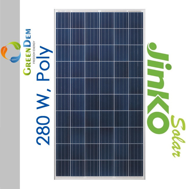 Солнечные панели Jinko Solar 280Вт в Казахстане - №1 панели в мире