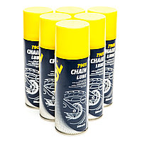 MANNOL 7901 Chain Lube жарыс мотоциклдерінің шынжырларына арналған майлағыш 200ml.