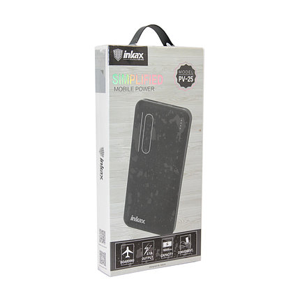 Внешний аккумулятор Power Bank Inkax PV-25 10000 Mah, фото 2