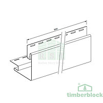 Наружный угол Timberblock (мореный дуб), фото 3