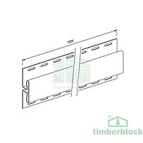 Соединительная планка Timberblock (беленый ясень), фото 2