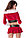 Новогодний костюм Санты (юбка, топ + манжеты на ноги), фото 2