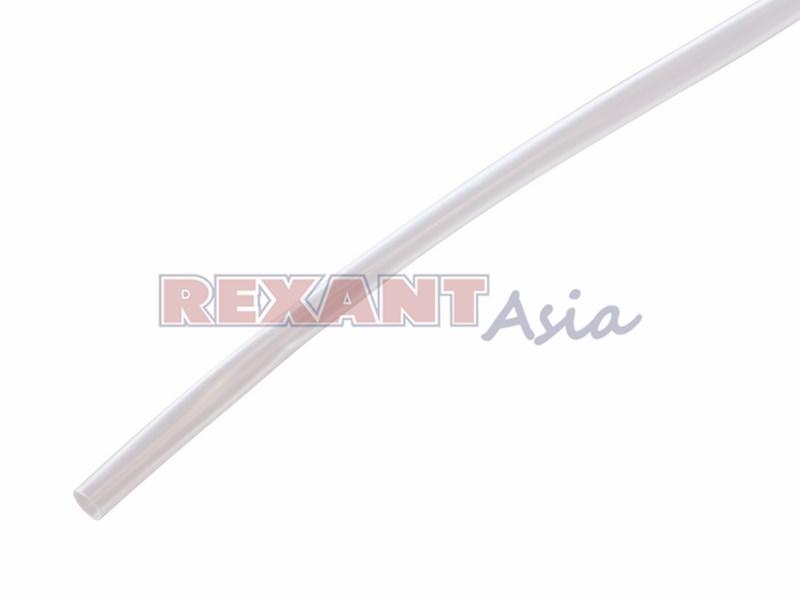 Термоусадочная трубка Н-1, 6,0/3,0 мм, (2:1), 1м., прозрачная (уп 50 шт.) REXANT (20-6009)
