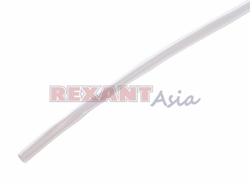 Термоусадочная трубка Н-1, 5,0/2,5 мм, (2:1), 1м., прозрачная (уп 50 шт.) REXANT (20-5009)