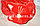 Меховые наушники кошки с широким ободком красные, фото 4