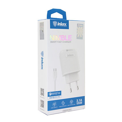 Зарядное устройство INKAX CD-53 Micro USB 3.1A, фото 2
