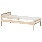 Кровать детская СНИГЛАР бук с реечным дном 70x160 см ИКЕА, IKEA