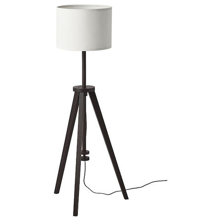 Светильник напольный ЛАУТЕРС коричневый ясень, белый ИКЕА, IKEA, фото 2