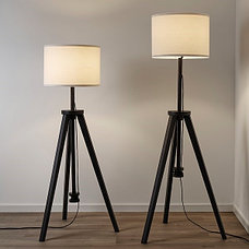 Светильник напольный ЛАУТЕРС коричневый ясень, белый ИКЕА, IKEA, фото 3
