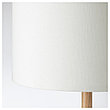 Светильник напольный ЛАУТЕРС ясень, белый ИКЕА, IKEA, фото 2