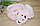 Меховые наушники мишки с широким ободком светло розовые, фото 8
