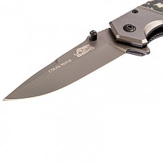 Нож туристический,складной 203мм/90мм системы Liner-Lock, с накладкой G10 на рукоятке// Барс