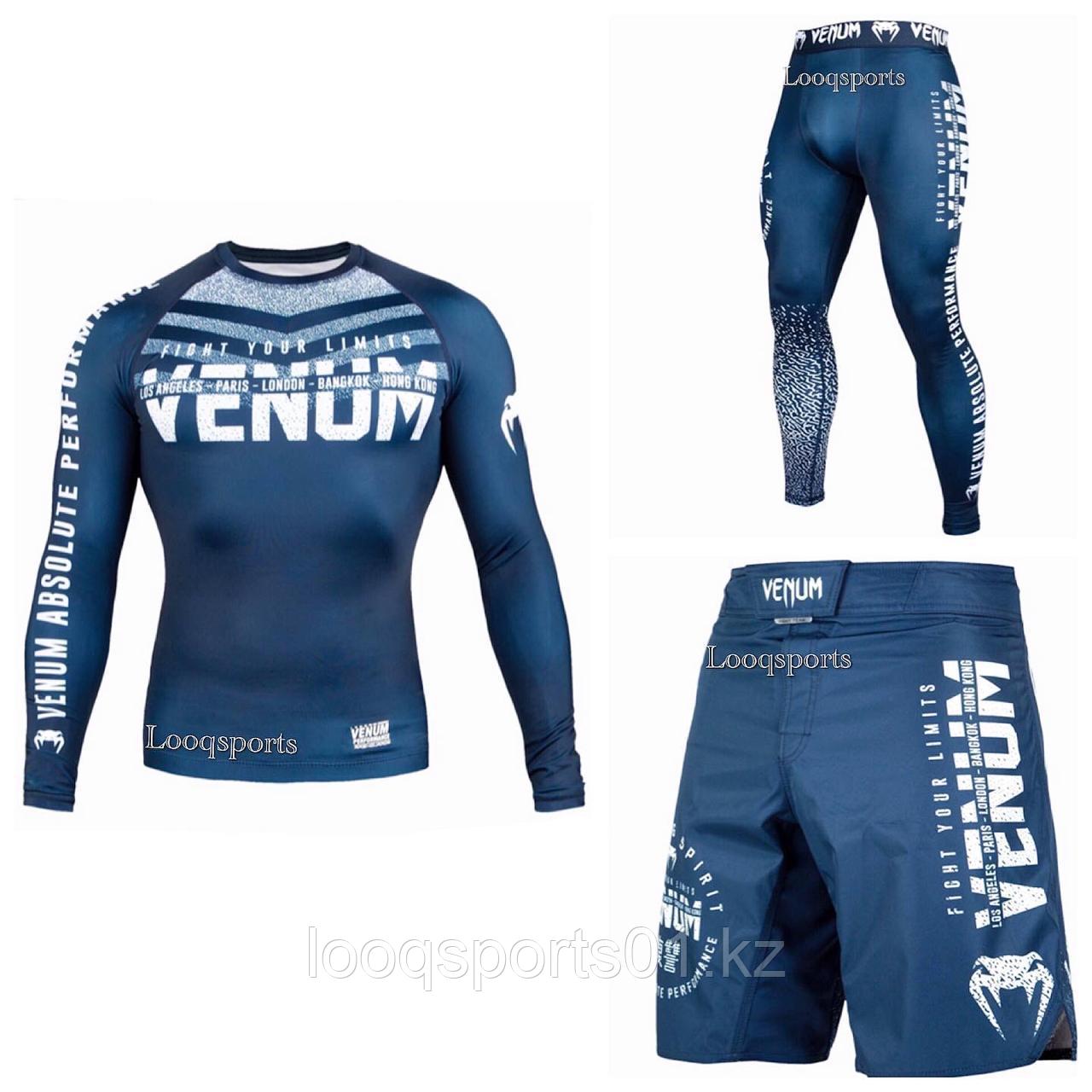 Рашгард 3в1 VENUM SIGNATURE NAVY BLUE/WHITE