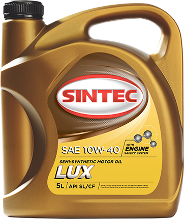 Масло полусинтетическое SINTEC LUX SAE 10w40 API SL/CF (4 л)