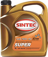 Масло моторное SINTEC SUPER SAE 10w40 API SG/CD (5л)