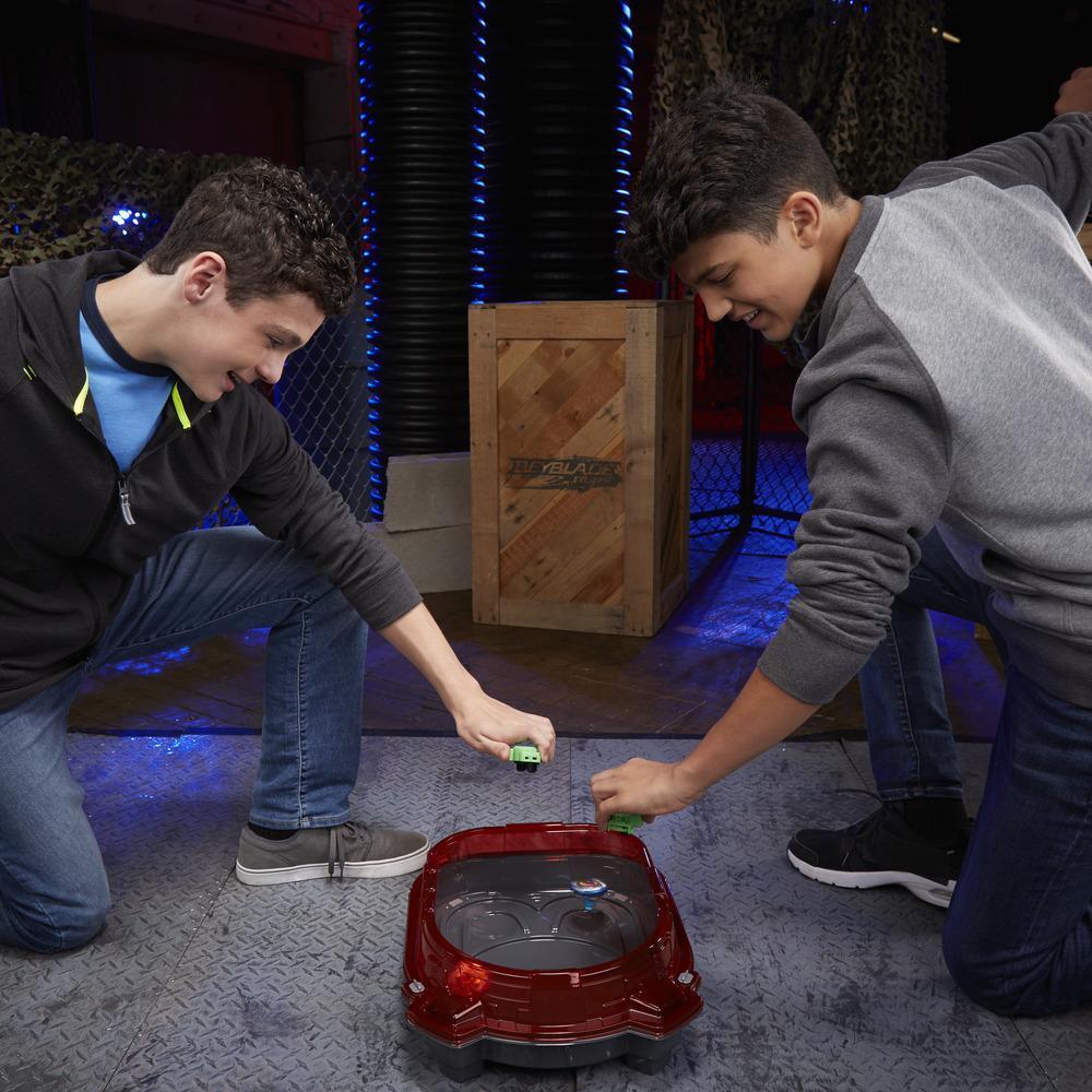 Hasbro набор битвы Beyblade Burst Turbo Slingshock Rail Раш