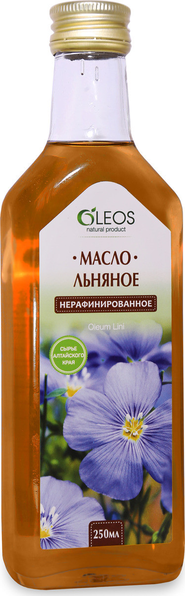 Пищевое Масло Льняное OLEOS FMCG - фото 1 - id-p56455553