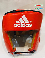 Боксёрский шлем и для единоборств Adidas Размер M (цвет красный)