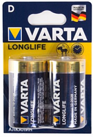 Батарейка Varta D LR20 Longlife, 1.5V (2шт)