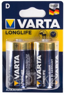 Батарейка Varta D LR20 Longlife, 1.5V (2шт) - фото 1 - id-p68618327