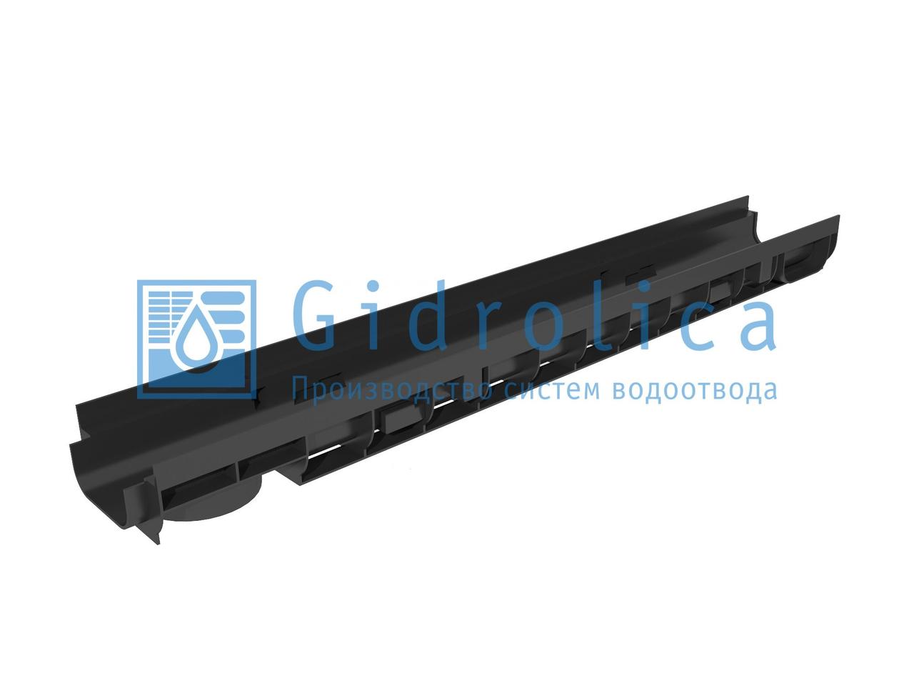 Лоток водоотводный Gidrolica Super ЛВ -15.19,6.11,8 - пластиковый, кл. Е600
