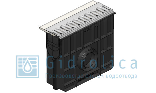 Комплект Gidrolica Sport пескоуловитель ПУ-10.16.42 пластиковый с решеткой РВ-10.14,2.50 стальной