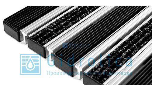 Придверная решетка Gidrolica Step - текстиль 390х590мм