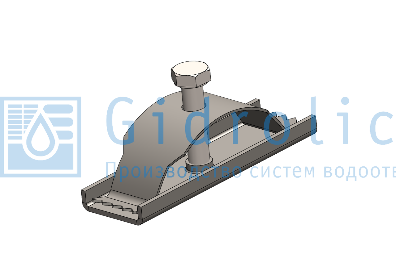 Крепеж Gidrolica для лотка водоотводного бетонного DN100