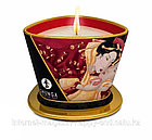 Массажное аромамасло-свеча Shunga, с ароматом клубники и шампанского, 170 мл, фото 4