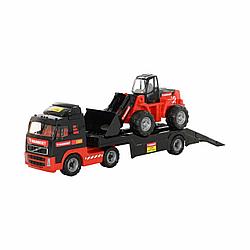 204-01 "MAMMOET VOLVO", автомобиль-трейлер + трактор-погрузчик