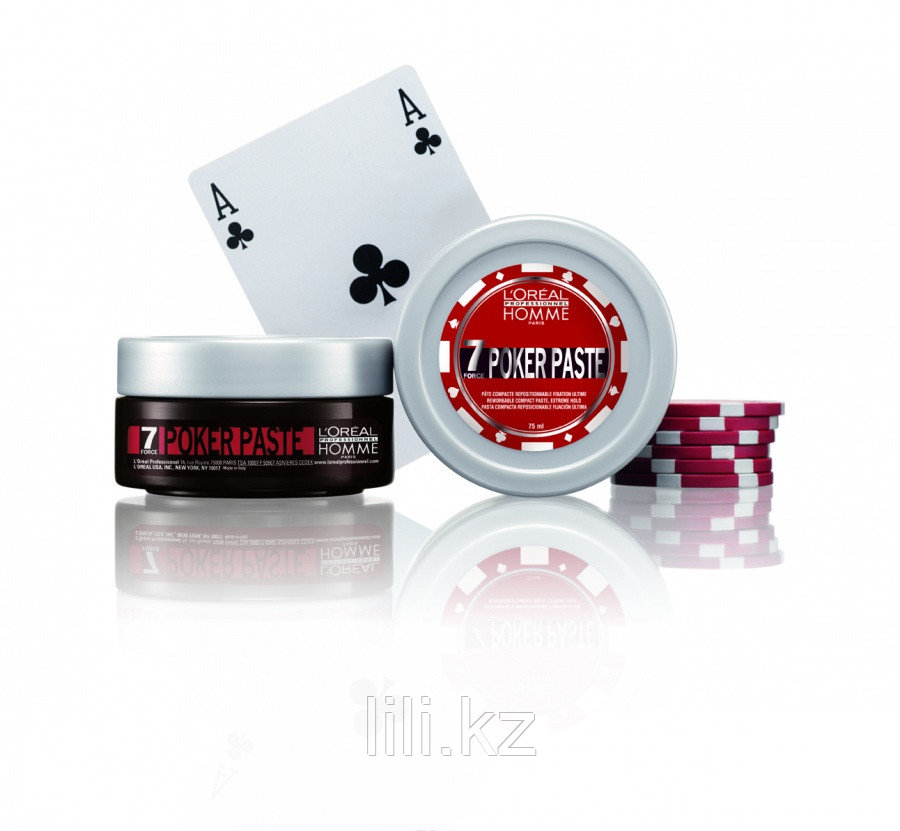 Моделирующая паста экстремально сильной фиксации Loreal Homme Poker Paste 75 мл. - фото 2 - id-p5604449