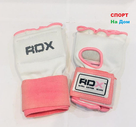 Перчатки шингарты для боевых искусств RDX Размер M (цвет розовый, белый), фото 2