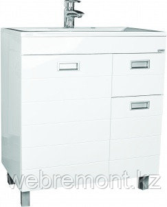 Тумба с раковиной "Elen 80" Cube с верхним ящиком